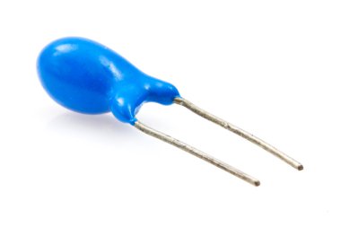 Blue tantalum capacitors clipart