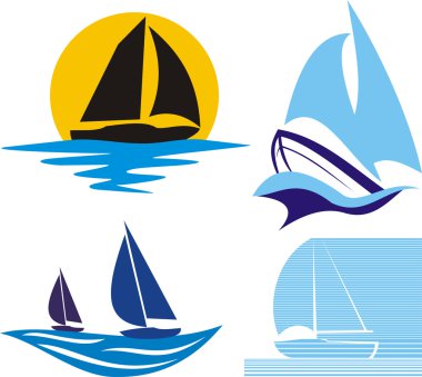 Sailing icon clipart
