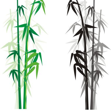 Bamboo background clipart