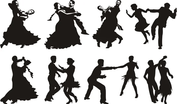 Taneční ikony — Stockový vektor