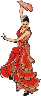 Flamenko - ateşli kadın