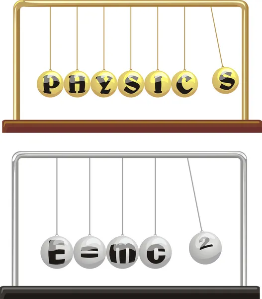 物理-牛顿的摇篮 — 图库矢量图片