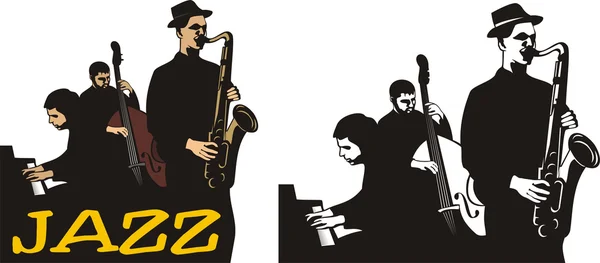 Τζαζ μπάντα — Διανυσματικό Αρχείο