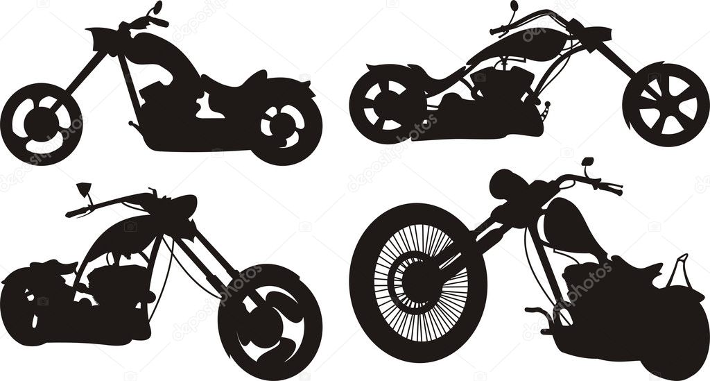 Motorcycle silhouette