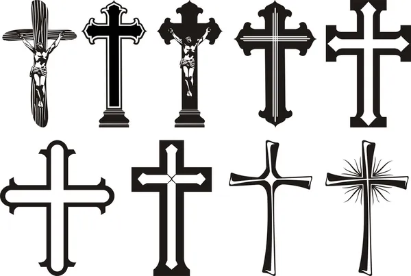キリストの十字架 — ストックベクタ