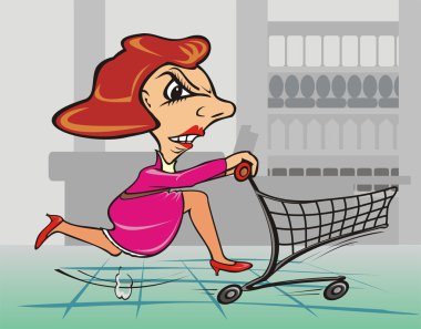 Go shopping clipart