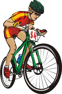 Mountain bike clipart