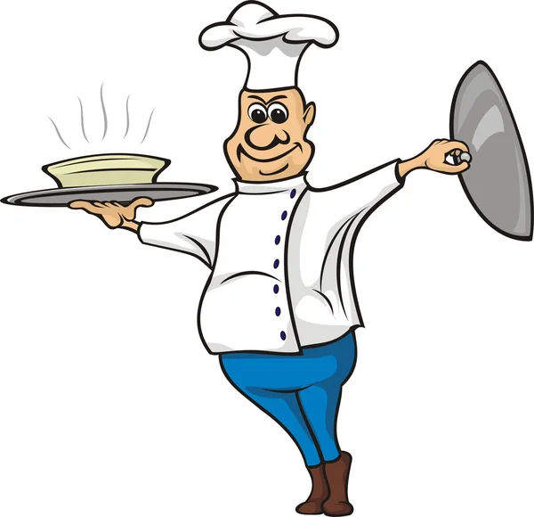Cuisiner, cuisiner - bon appétit — Image vectorielle