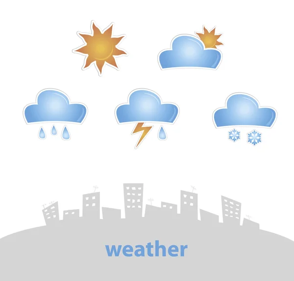 stock vector Weather icons