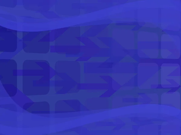 Abstrakter Hintergrund mit Pfeilen und Wellen — Stockvektor