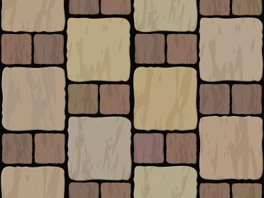 Stone tile seamless background clipart