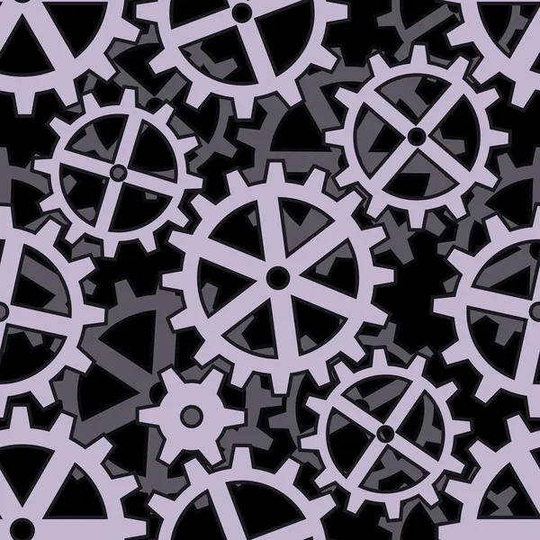 stock vector Clockwork gears seamless background pattern