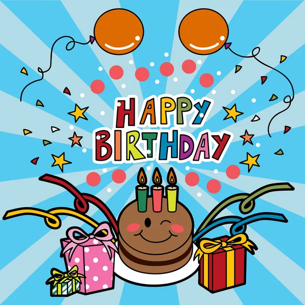 Happy Birthday Party — Stock Vector
