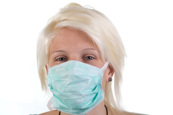 Stock image Cold flu illness women in