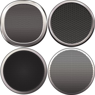 Speakers grilles clipart