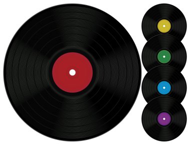 Vinyl record clipart