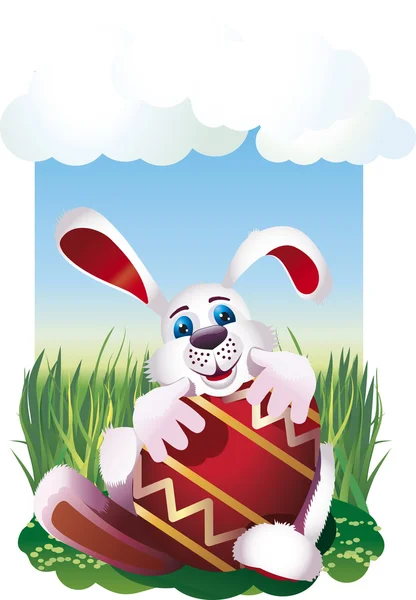Easter bunny — Stock Vector