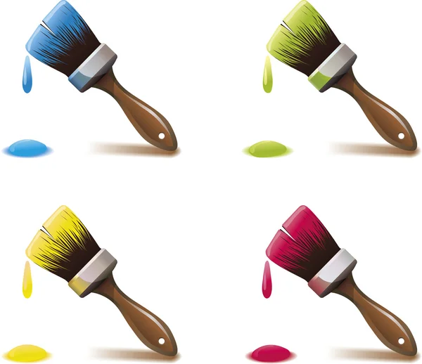 Brushes — Stock Vector