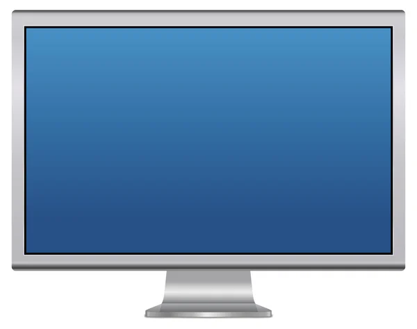 stock vector Blank LCD monitor.