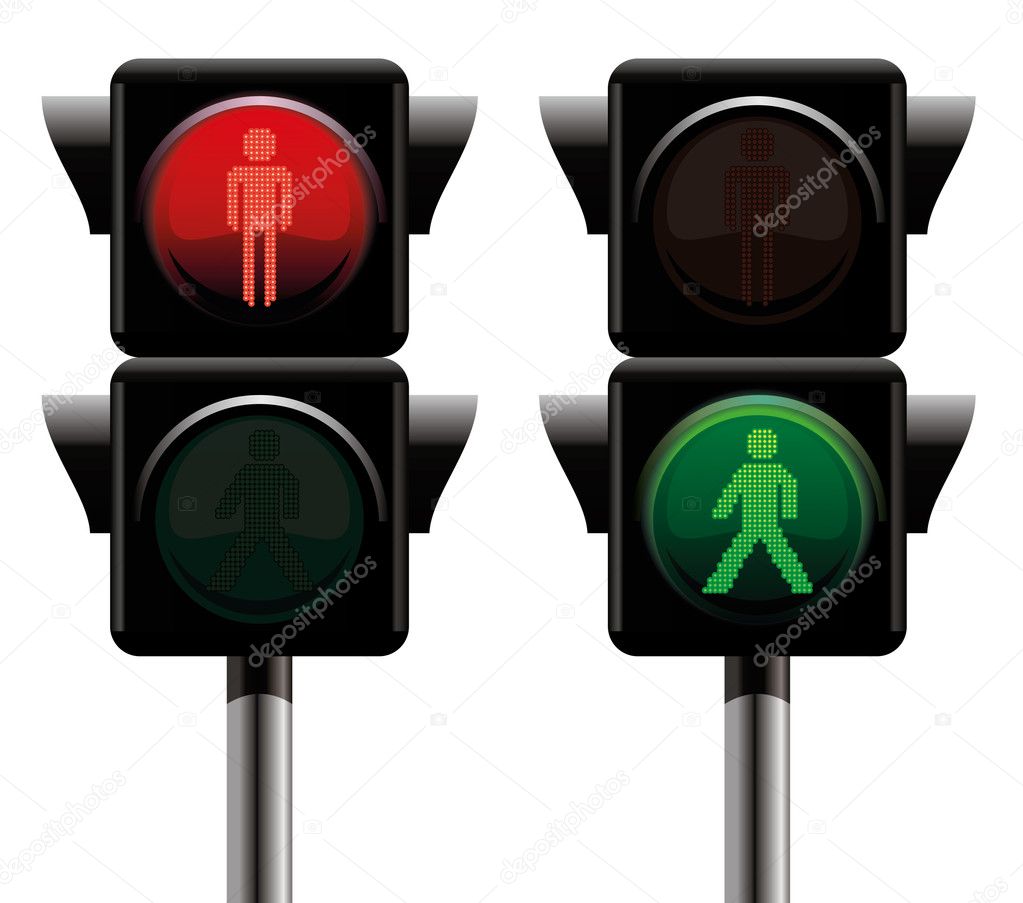 Traffic lights.