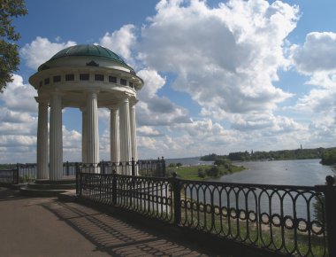 yaroslavl, Rusya bölgesindeki volga nehir iskele