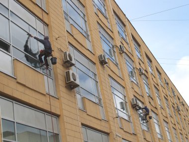 Window cleaners clipart