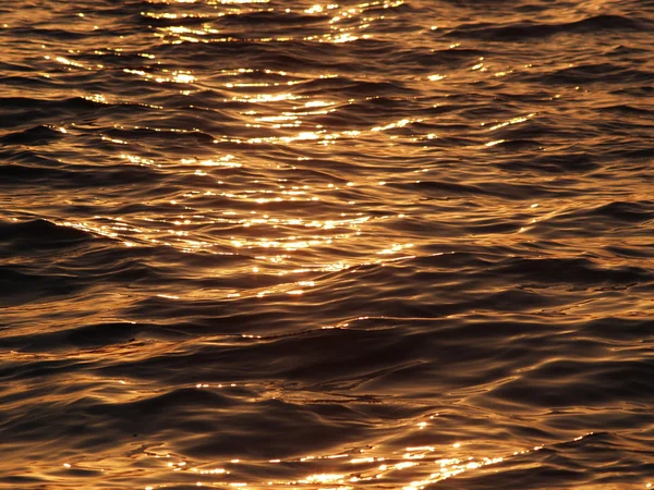 stock image The waves of Black sea shined with the coming sun