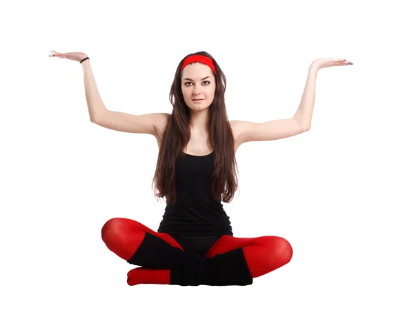 Yoga stijl — Stockfoto