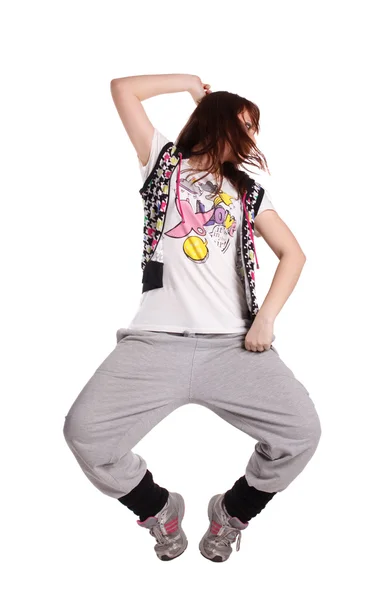 A dançarina de hip-hop — Fotografia de Stock