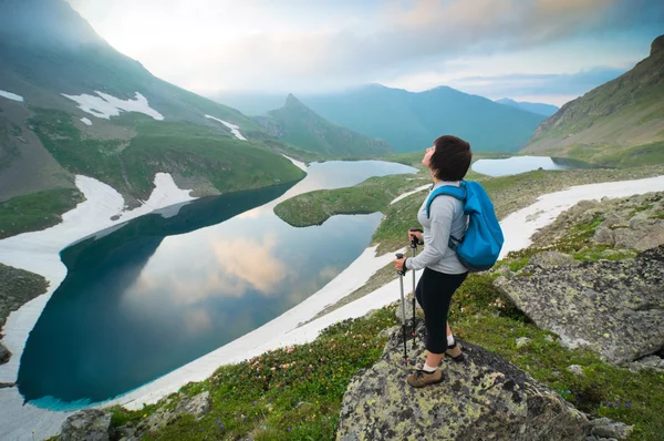 Žena turistika — Stock fotografie