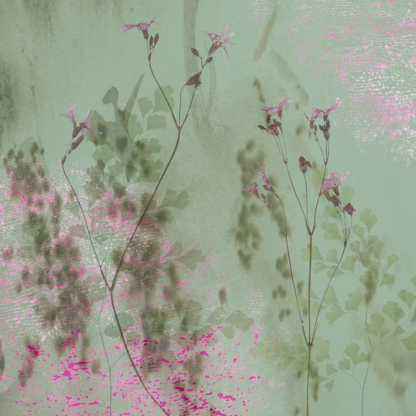 アート ビンテージ花の背景 — ストック写真