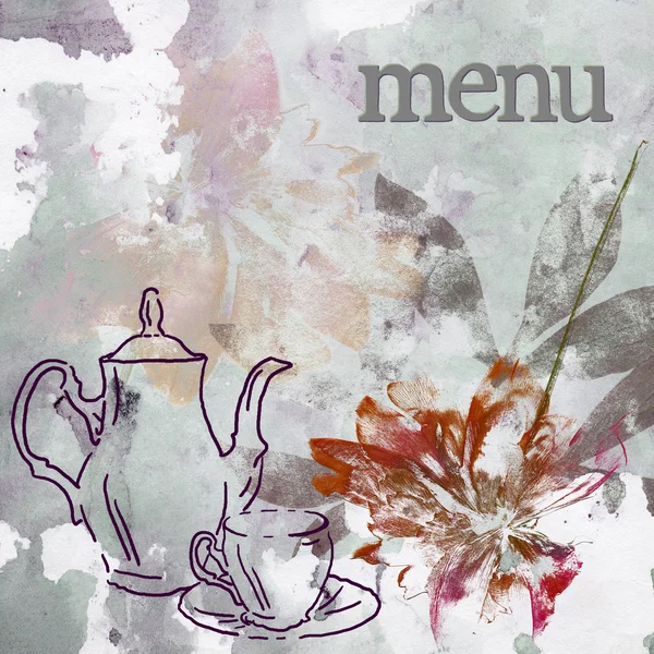 Restaurant menu design — Stock Photo, Image