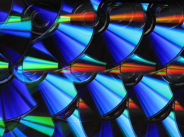 stock image CD, DVD диски