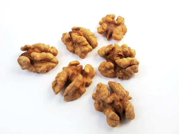 Шесть орехов — стоковое фото