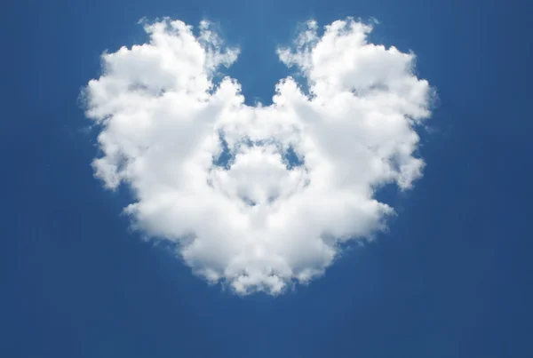 Heart in sky — Stock Photo, Image