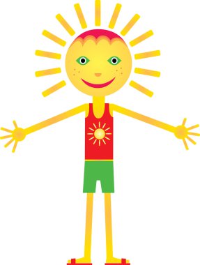 Sunny smile clipart