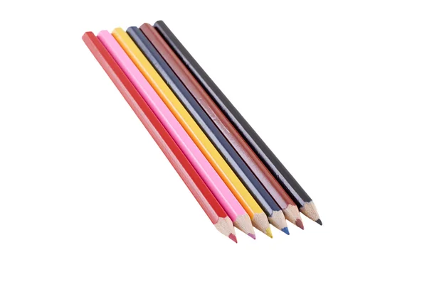 stock image Multicolored pencils