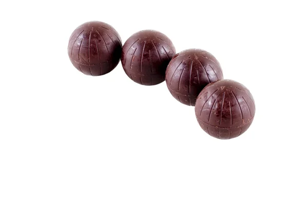 stock image Dark brown Chocolate balls