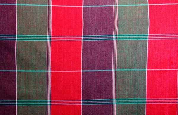 Tailandês padrão quadrado textura Sarong — Fotografia de Stock