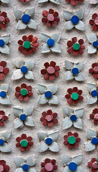 Flower pattern wall — Stock Photo, Image