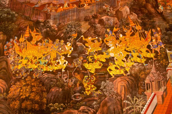 원숭이 타이탄 그림의 전쟁 — 스톡 사진