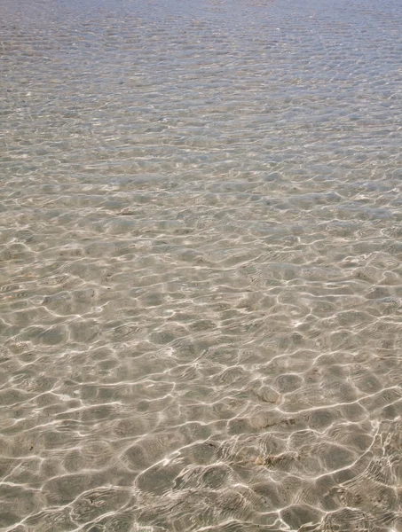 Przejrzyste morze woda tekstura tło poziome — Zdjęcie stockowe