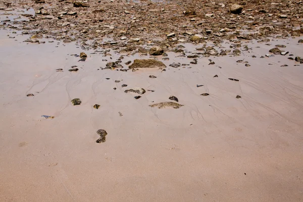 沙子和岩石纹理背景 — 图库照片