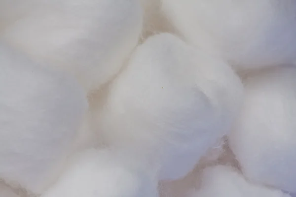 Modèle de texture de boule de coton en surface de groupe — Photo