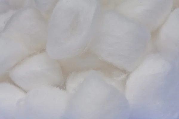 Cotton ball texture pattern in group — Stock Photo, Image