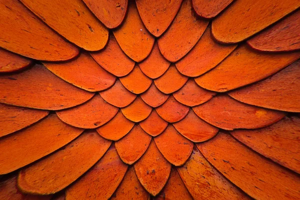 Tile roof texture pattern very close up blast out — Stock Photo, Image