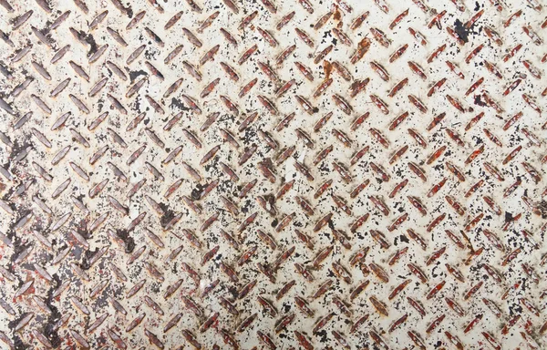 Rusty white metal plate texture — Stock Photo, Image