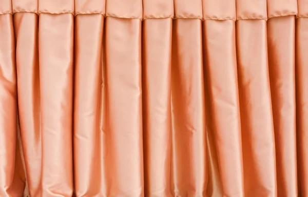 Rideau en tissu orange — Photo