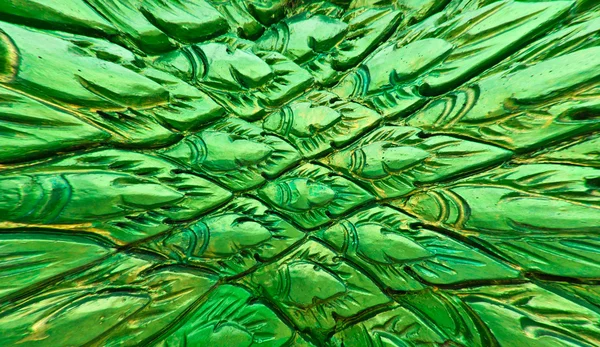 Estallido de pared de patrón verde tailandés —  Fotos de Stock