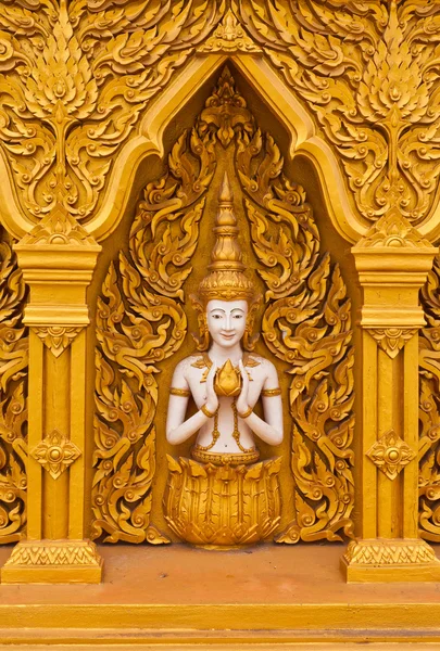 Angelo decorazione del tempio buddista — Foto Stock